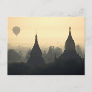 Asien, Burma, (Myanmar), Pagan (Bagan) Heißluft Postkarte