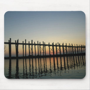 Asien, Burma (Myanmar) Silhouette von U Biens 2 Mousepad
