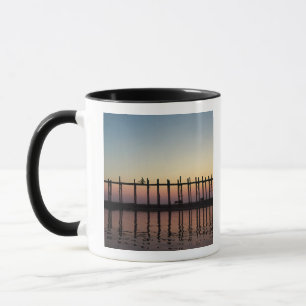 Asien, Burma (Myanmar) Silhouette von U Bien's Tasse