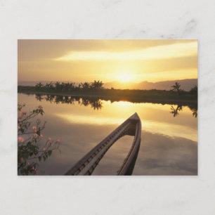 Asien, Burma (Myanmar) Versunkenes Fischerboot Postkarte
