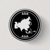 Asien Button (Vorderseite)