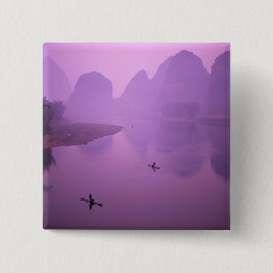 Asien, China, Guanxi, Yangshou. Flotte Button