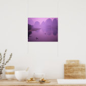 Asien, China, Guanxi, Yangshou. Handwerksfischer Poster (Küche)