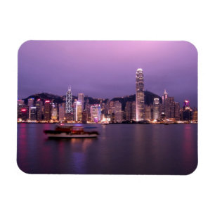 Asien, China, Hongkong, Stadt-Skyline und Magnet