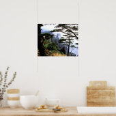 Asien, China, Huanshan. Der gelbe Berg Poster (Küche)