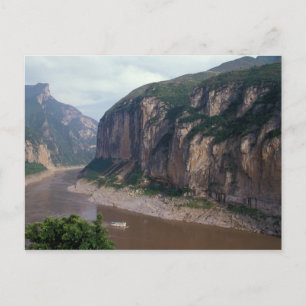 Asien, China, Jangtse River, Drei Schluchten. Postkarte