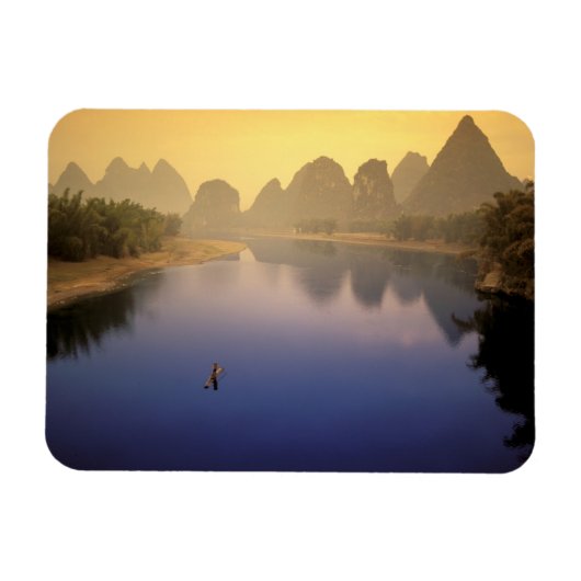 Asien, China, Provinz Guangxi, Rangun (Yangshuo) L Magnet (Horizontal)