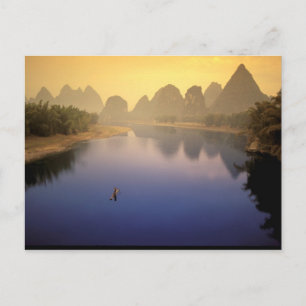 Asien, China, Provinz Guangxi, Rangun (Yangshuo) L Postkarte