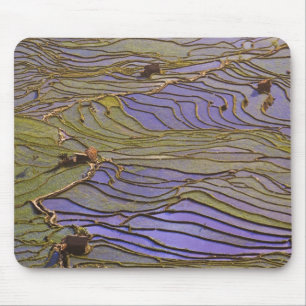 Asien, China, Provinz Yunnan, Yuanyang. Überschwem Mousepad