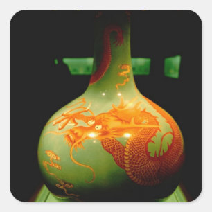 Asien, China, Shanghai, Shanghai Museum oder Quadratischer Aufkleber