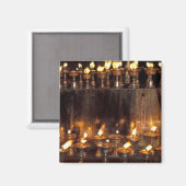Asien, China, Tibet, Lhasa. Flammen des Gebets, Magnet (Vorderseite/Rückseite)