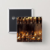 Asien, China, Tibet, Lhasa. Gebetsflammen, Button (Vorne & Hinten)