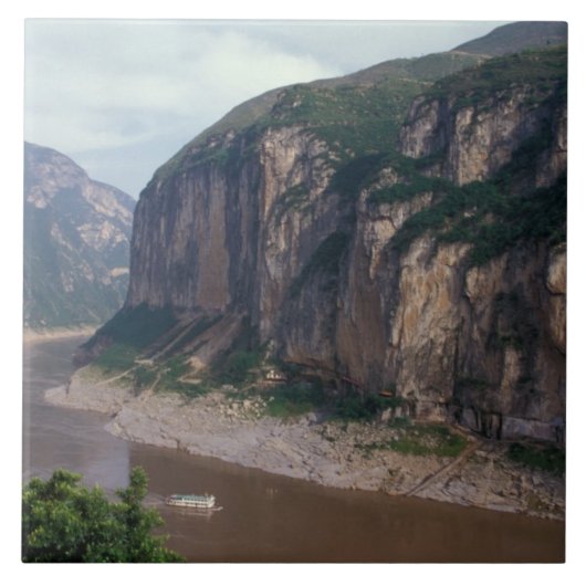 Asien, China, Yangtse River, Drei Schluchten. Fliese (Vorderseite)