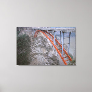 Asien, China, Yangtse River. Zigui an Men Tian Leinwanddruck