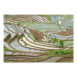 Asien, China, Yunnan, Jinping. Einheimische Yi Fotodruck