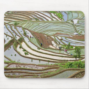 Asien, China, Yunnan, Jinping. Einheimische Yi Mousepad