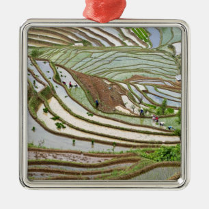 Asien, China, Yunnan, Jinping. Einheimische Yi Ornament Aus Metall