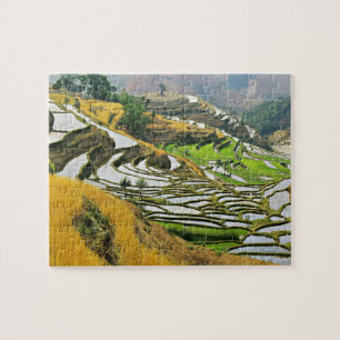 Asien, China, Yunnan, Präfektur Yuxi; Yuanjiang. Puzzle