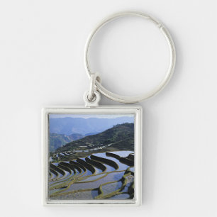 Asien, China, Yunnan, Yuanyang. Unwegsam Schlüsselanhänger