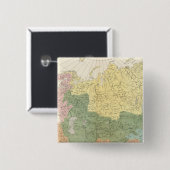 Asien, Europas Flusssysteme Button (Vorne & Hinten)