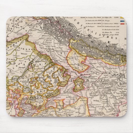 Asien, Indien, Bangladesch Mousepad (Vorne)