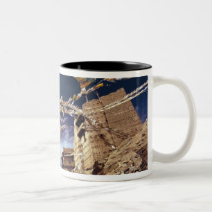 Asien, Indien, Ladakh, Leh. Bekannt als Little Zweifarbige Tasse