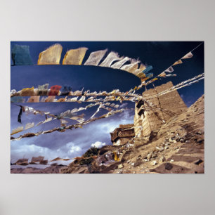 Asien, Indien, Ladakh, Leh. Bekannt als wenig Poster