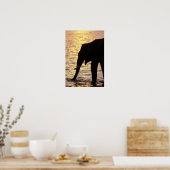 Asien, Indien, Nargahole Nationalpark. Indianer Poster (Küche)