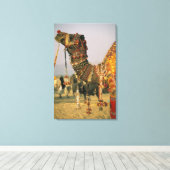 Asien, Indien, Puschkar. Camel Shamu, Puschkar Leinwanddruck (Insitu (Holzboden))