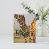 Asien, Indien, Puschkar. Camel Shamu, Puschkar Postkarte (Stehend Vorderseite)