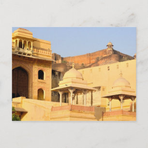 Asien, Indien, Rajasthan, Amber Amer). Die Postkarte