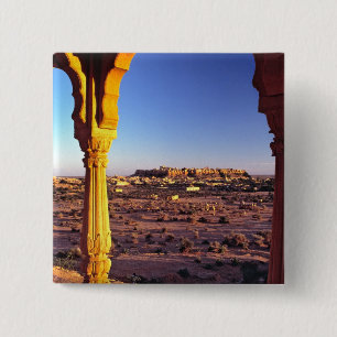 Asien, Indien, Rajasthan, Jaisalmer. Die Aussicht Button