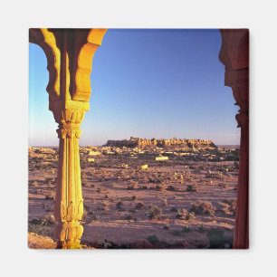 Asien, Indien, Rajasthan, Jaisalmer. Die Aussicht Magnet