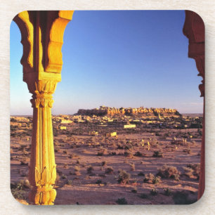 Asien, Indien, Rajasthan, Jaisalmer. Die Aussicht Untersetzer