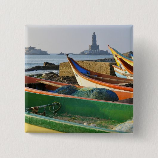 Asien, Indien, Tamil Nadu, Kanniyakumari 2 Button (Vorderseite)