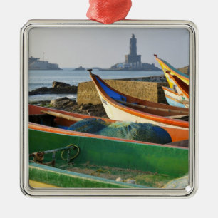 Asien, Indien, Tamil Nadu, Kanniyakumari 2 Silbernes Ornament