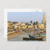 Asien, Indien, Tamil Nadu, Kanniyakumari Postkarte (Vorne/Hinten)