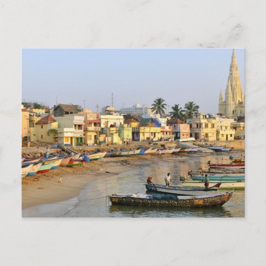 Asien, Indien, Tamil Nadu, Kanniyakumari Postkarte (Vorderseite)