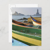 Asien, Indien, Tamil Nadu, Kanniyakumari Postkarte (Vorne/Hinten)