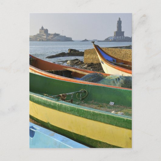 Asien, Indien, Tamil Nadu, Kanniyakumari Postkarte (Vorderseite)