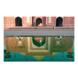 Asien, Indien, Uttar Pradesh, Agra. Am 2 Fotodruck