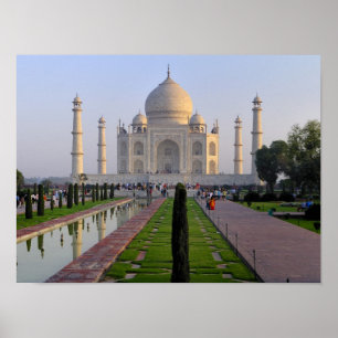 Asien, Indien, Uttar Pradesh, Agra. Der Taj 3 Poster