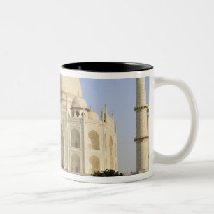 Asien, Indien, Uttar Pradesh, Agra. Der Taj 7 Zweifarbige Tasse