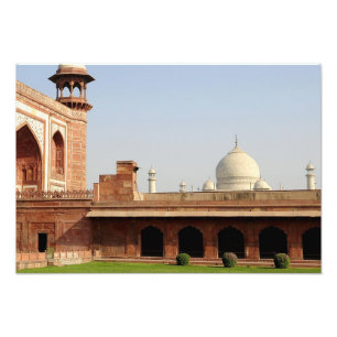 Asien, Indien, Uttar Pradesh, Agra. Taj 4 Fotodruck