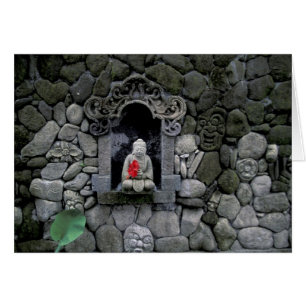 Asien, Indonesien, Bali. Ein Buddha-Schrein