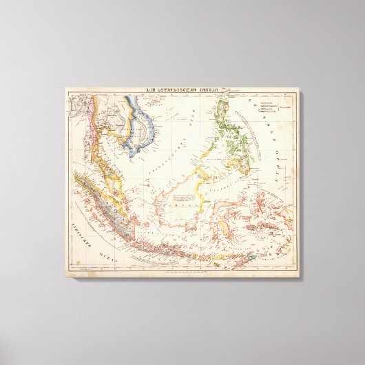 Asien, Indonesien, Philippinen, Ostindien Leinwanddruck (Vorderseite)