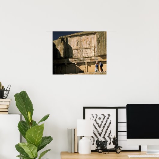 Asien, Iran, Persepolis.Tomb von Darius dem Großen Poster (Heimbüro)