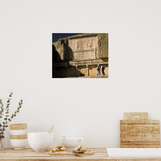 Asien, Iran, Persepolis.Tomb von Darius dem Großen Poster (Küche)