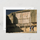 Asien, Iran, Persepolis.Tomb von Darius dem Großen Postkarte (Vorne/Hinten)