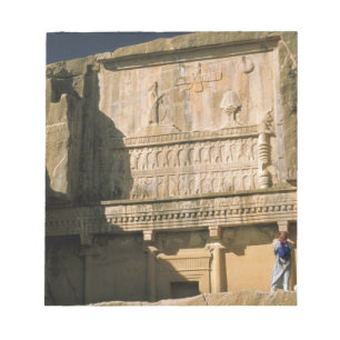 Asien, Iran, Persepolis.Tomb von Darius der Große Notizblock